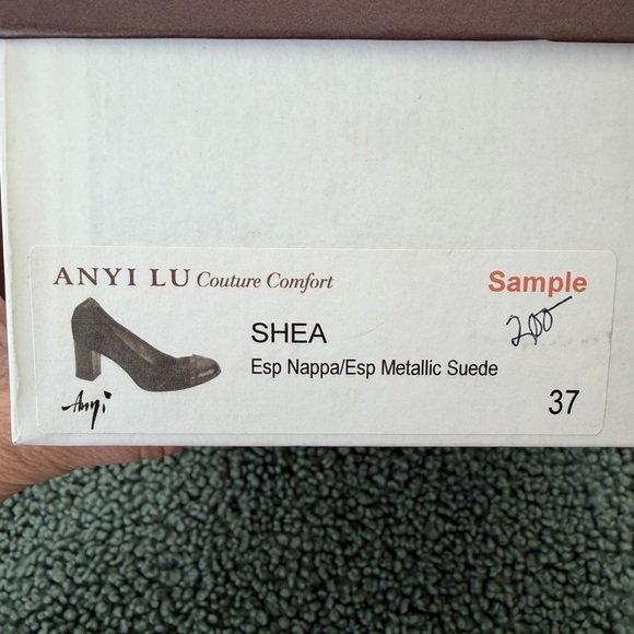 Anyi Lu Dark Brown and Black Heels